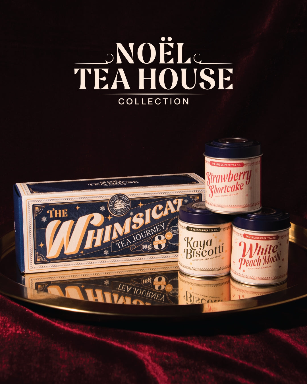 Limited Edition Noel Tea House 3 in 1 Tin Collection