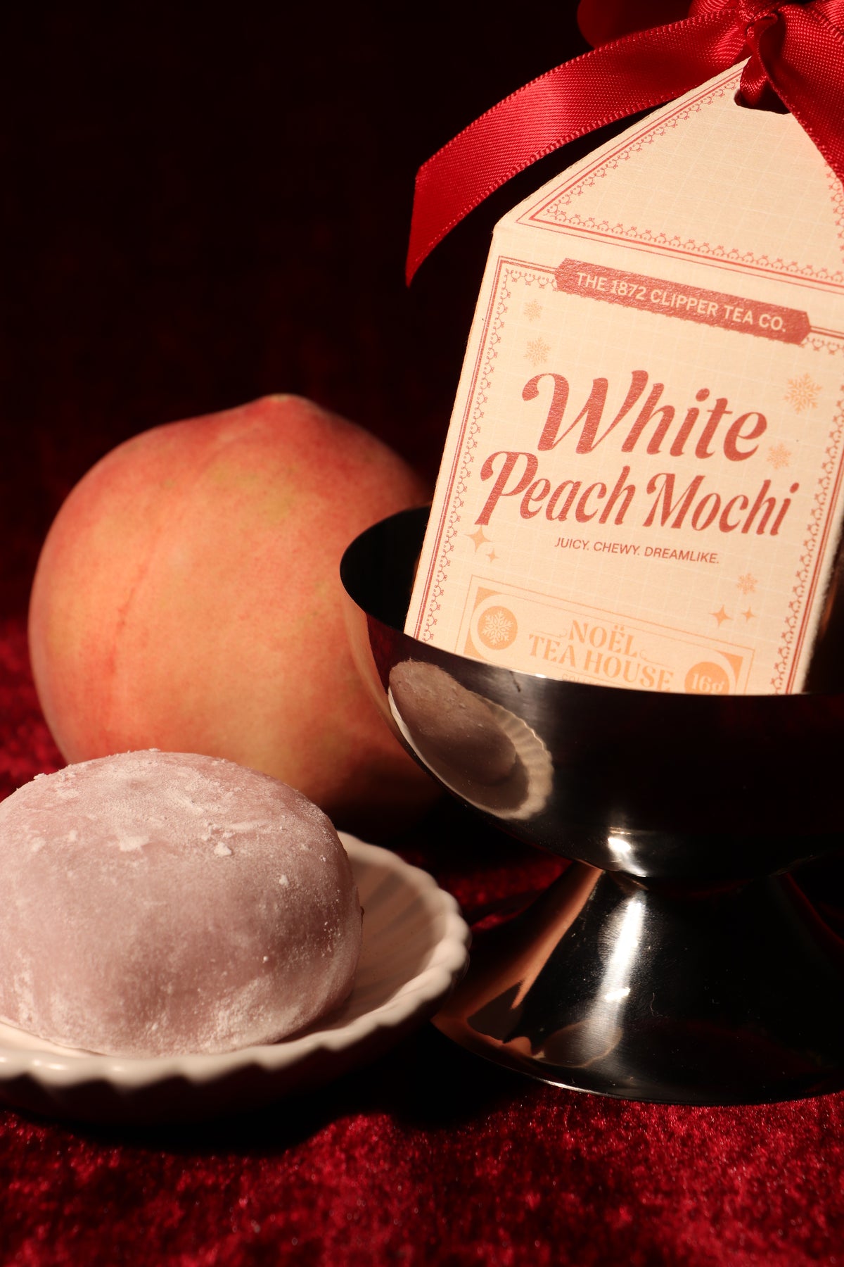 White Peach Mochi
